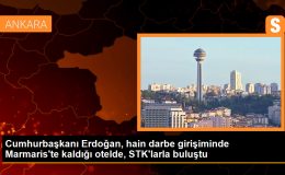Cumhurbaşkanı Erdoğan, Marmaris’te STK ve kanaat önderleriyle bir araya geldi