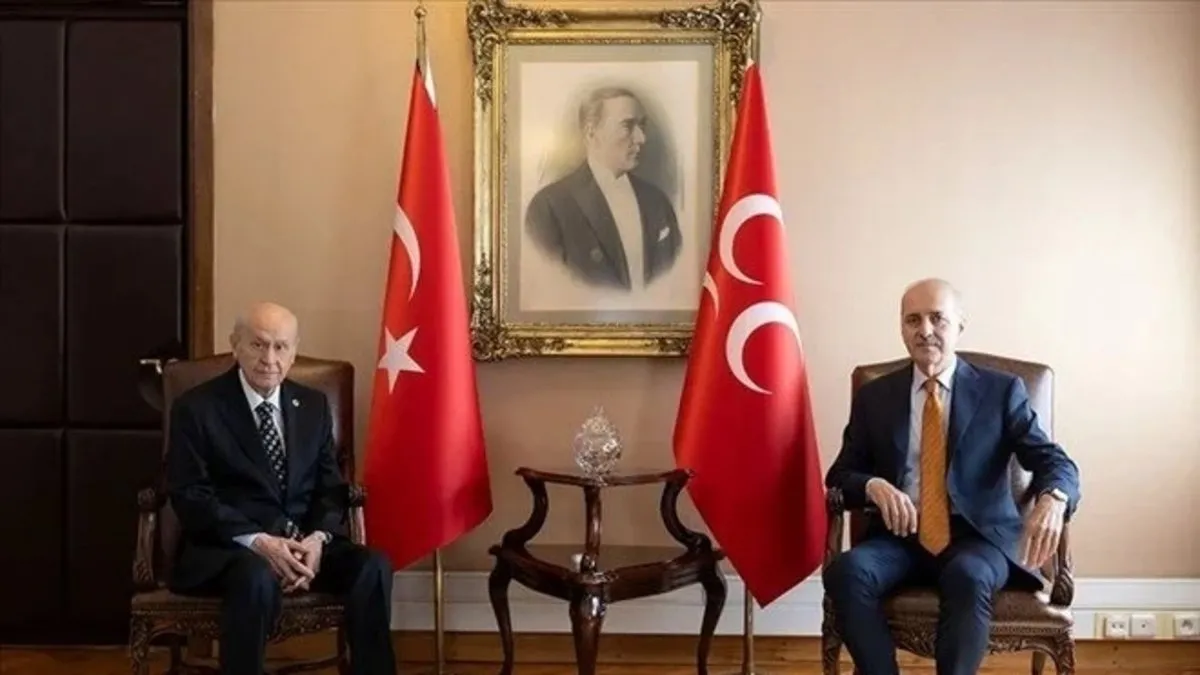 Kurtulmuş, Bahçeli ile görüştü