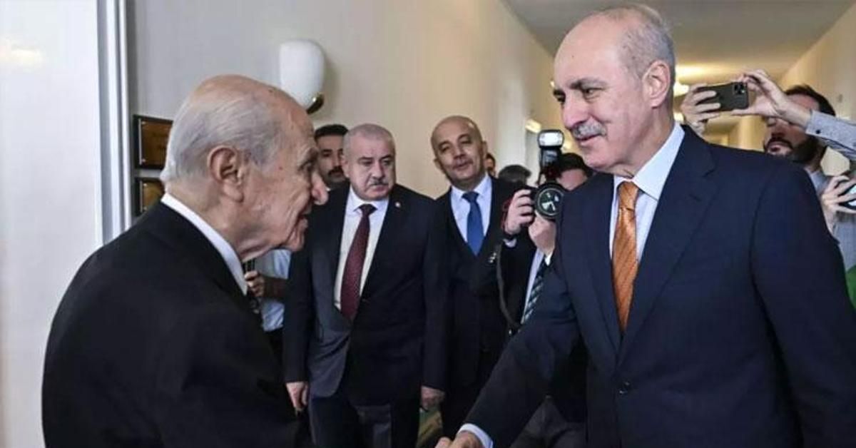 Son dakika haberi Kurtulmuş ile Bahçeli görüştü