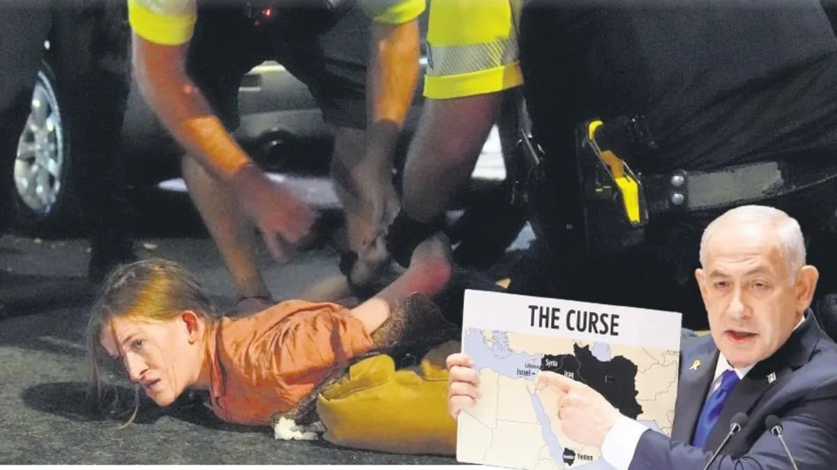 Soykırımcı kürsüde insanlık yerlerde