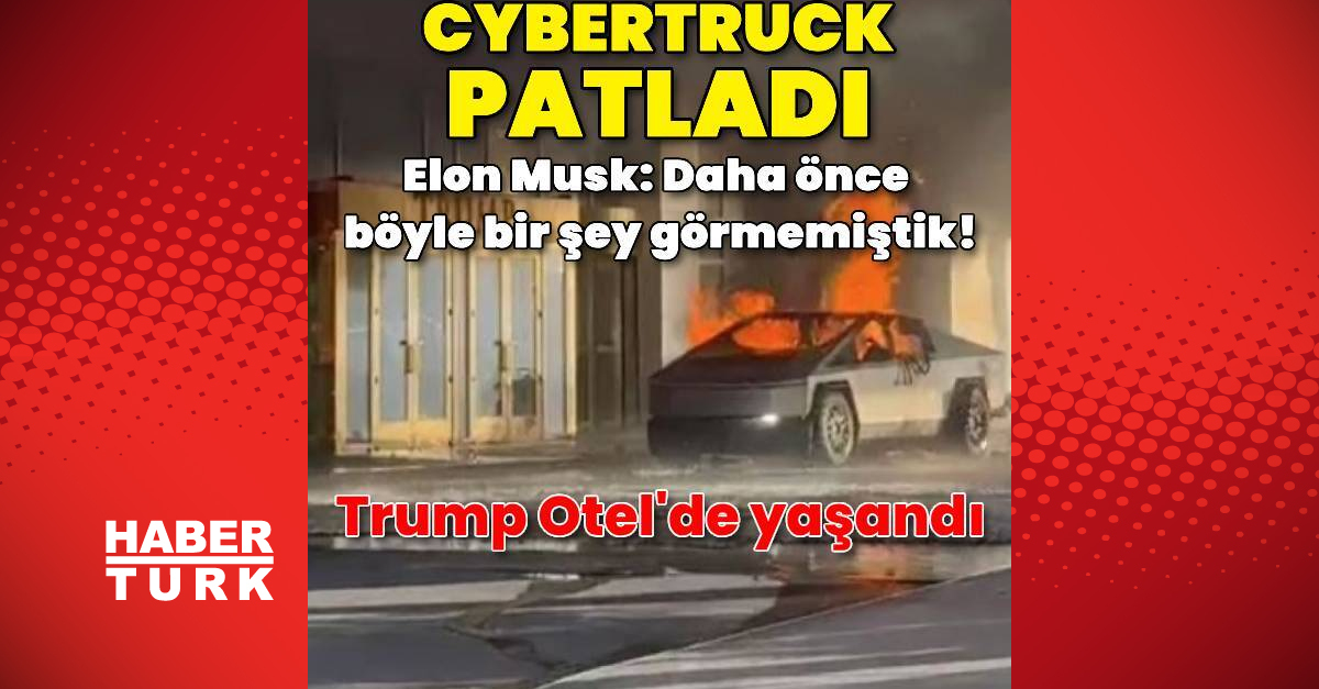 ABD’nin Las Vegas şehrinde Tesla marka araç patladı