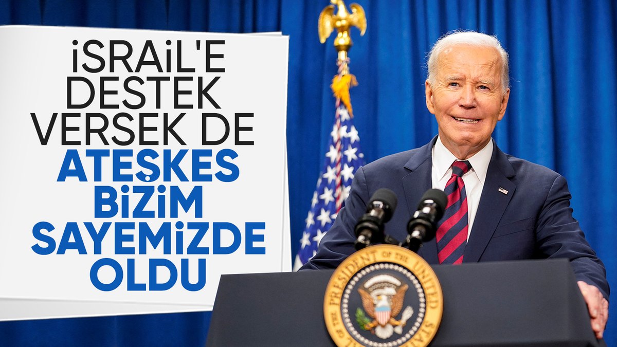 Joe Biden’dan ateşkes açıklaması