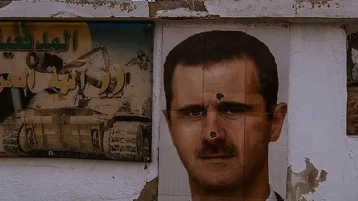 Suriye’de devrik rejimin Kasyun Dağı’ndaki kışlası görüntülendi