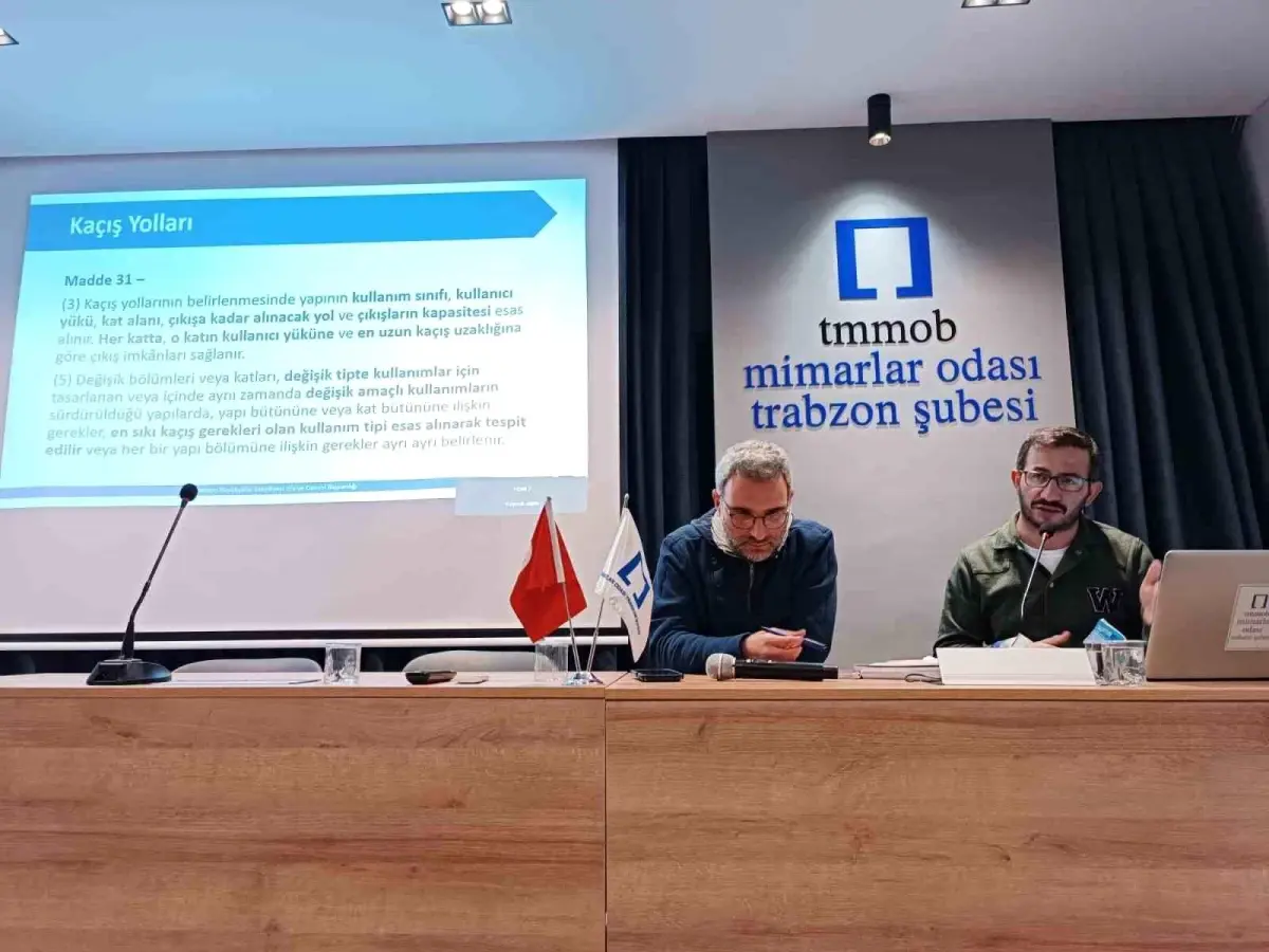 Trabzon’da Yangın Güvenliği Eğitimi