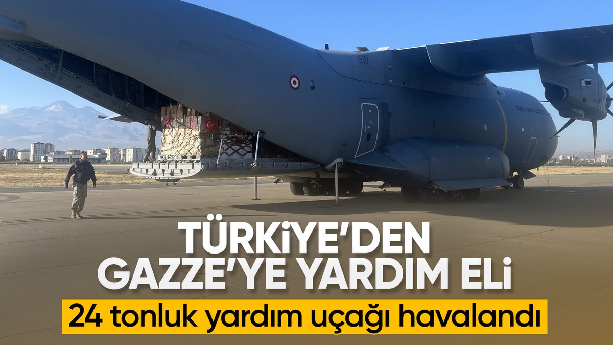 Türkiye’den Gazze’ye yardım eli: 24 tonluk gıda malzemesi gönderiliyor