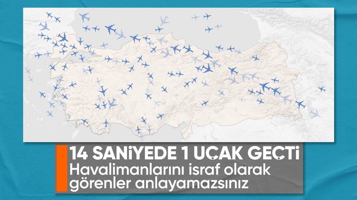 Türkiye’nin uçuş ağı ve yolcu sayısında rekor artış