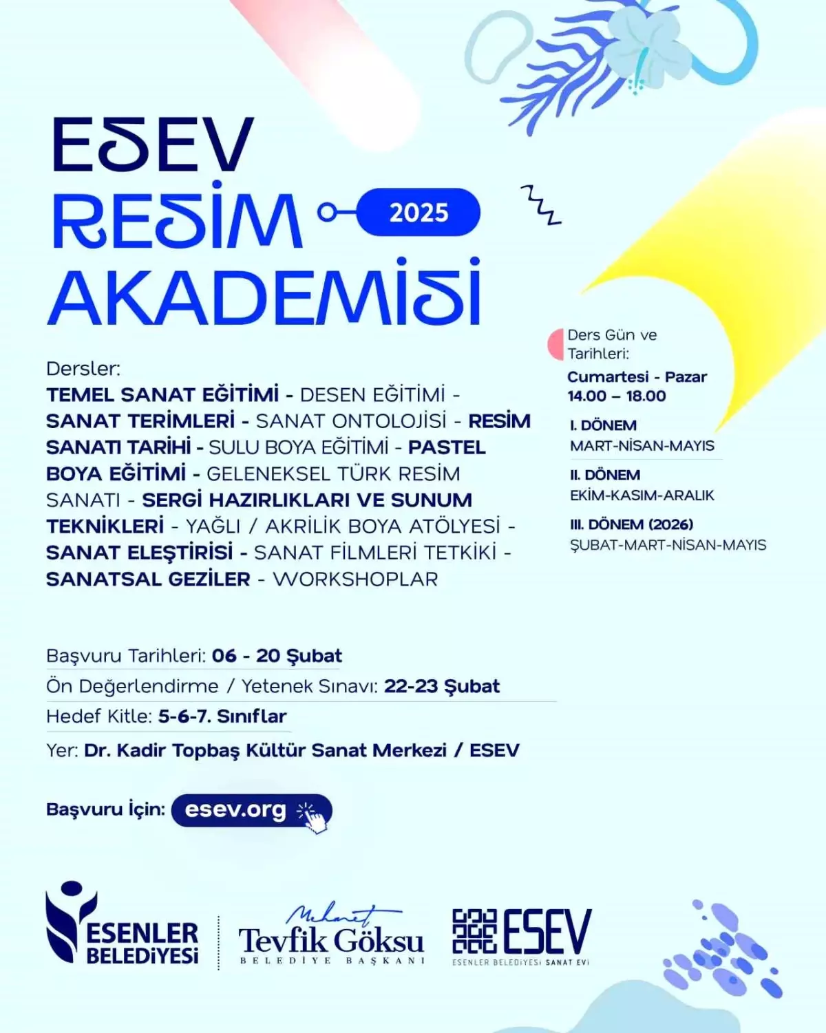 Esenler Belediyesi Resim Akademisi’ne Kayıtlar Başladı