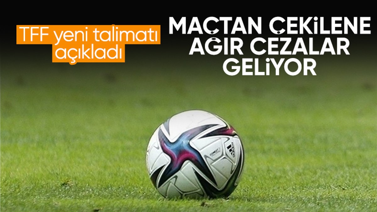 TFF, Futbol Disiplin Talimatı’nda değişikliğe gitti: Ağır cezalar geliyor