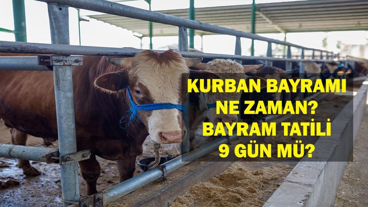 2025 Kurban Bayramı Ne Zaman, Kaç Gün Kaldı? Kurban Bayramı Tatili 9 Gün Olur Mu? 2025 Kurban Bayramı Tatili Tarihleri
