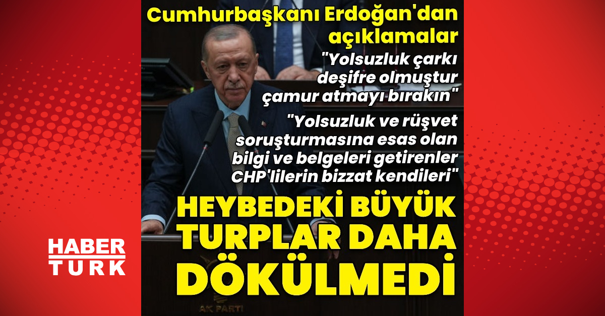 Cumhurbaşkanı Erdoğan’dan açıklamalar