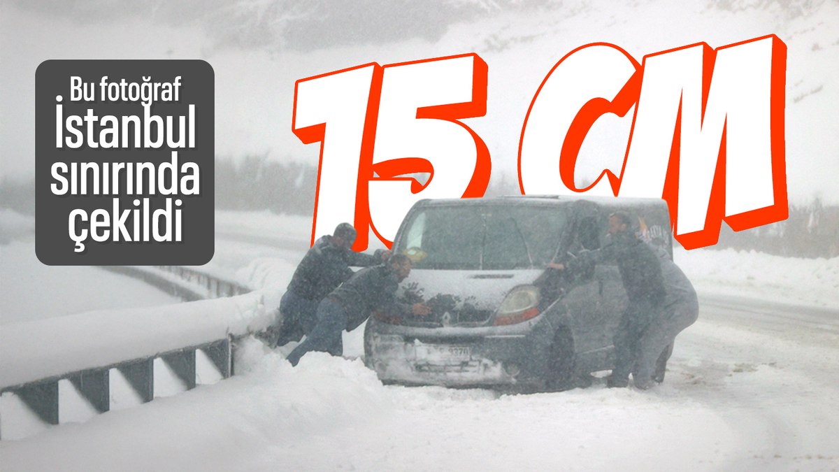 Trakya’da kar yağışı etkisini artırdı: Kar kalınlığı 15 santimetreye ulaştı